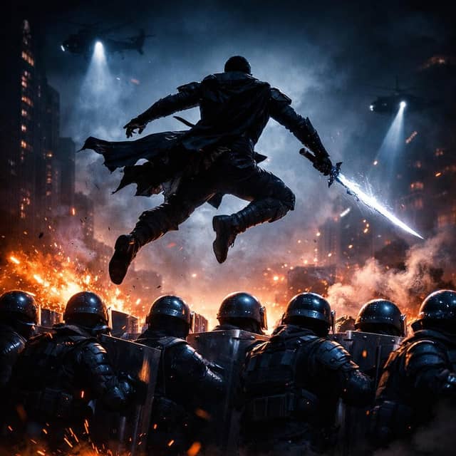 Psalm 18:29   LEAP THROUGH A TROOP