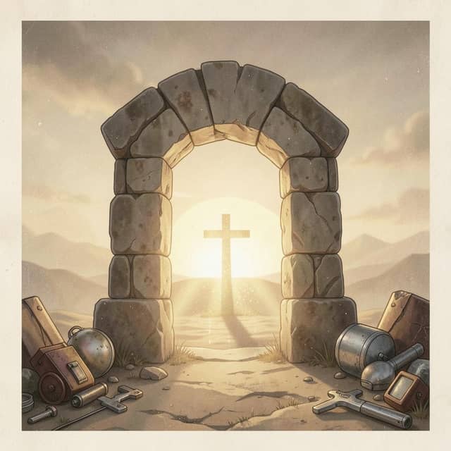 Matthew 28:6 — Redneck Tomb Raid