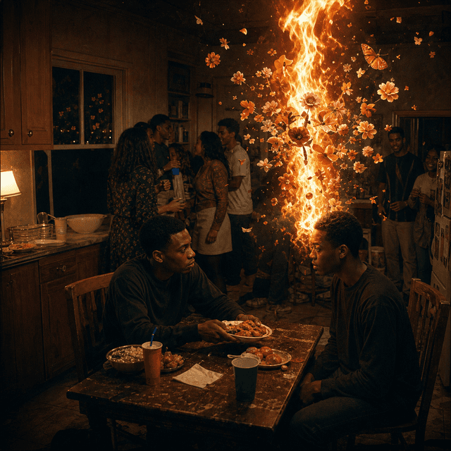 Fire Upon His Head